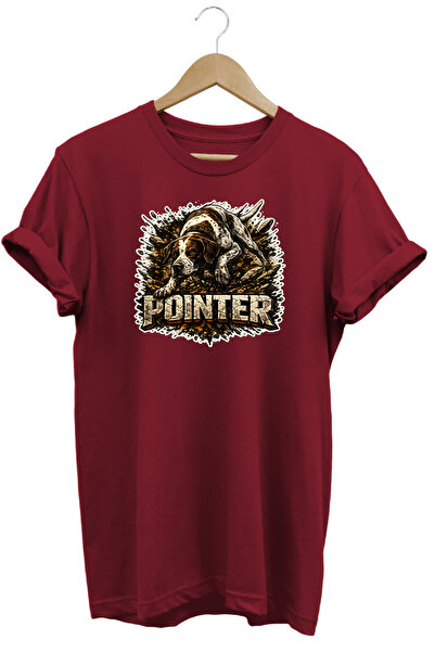 WİDİ Unisex Basset Hound Printed T-Shirt - Hunter Dogs Series Crew Neck Cotto...