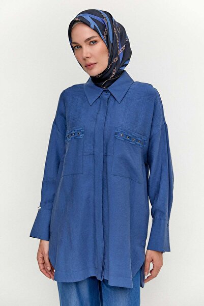 Setrms Nakış Detaylı Lyocell Tunik