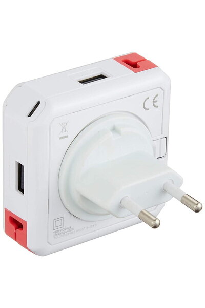 Allocacoc USB HUB EU 9302/EUUHUB, 4 porturi, Alb