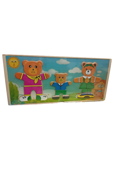 OEM Wooden puzzle Dress Up Family, Montessori, 3 years+