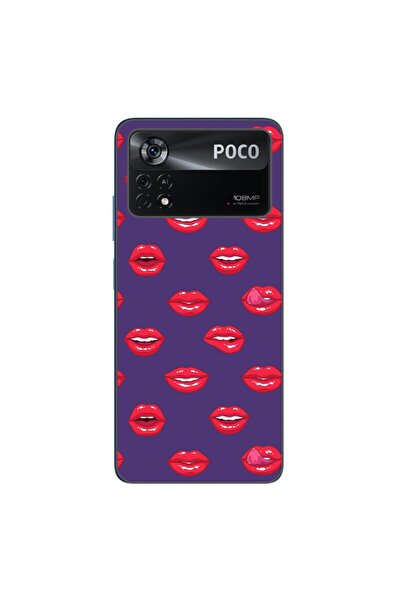 OEM Husa compatibila cu Xiaomi Poco X4 Pro Silicon Gel Tpu Model Buze Pattern