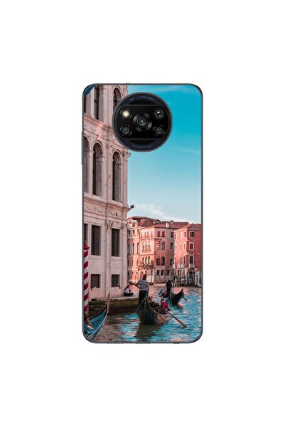 OEM Калъф, съвместим с Xiaomi Poco X3 Pro, силиконов гел TPU, модел Венеция