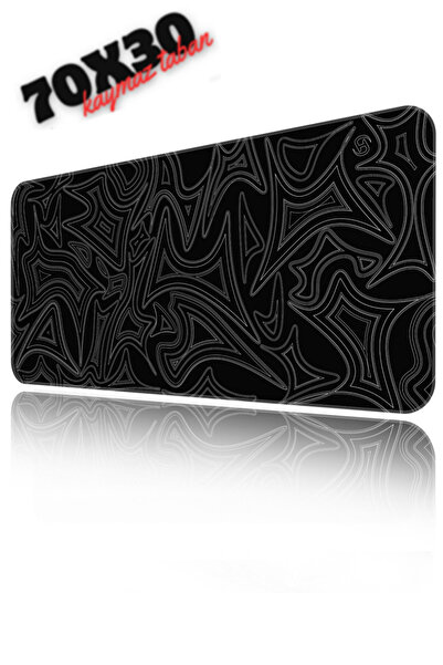 DarkRage 80x30 Premium Oyuncu Mousepad Yüksek Çözünürlüklü Baskı Speed Kumaş ...