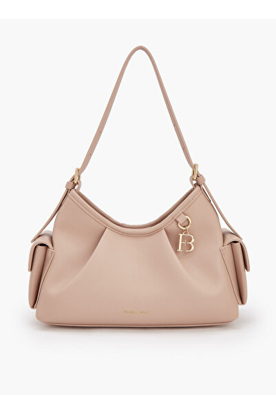 Flora Bella by Shoexpress Solid Shoulder Bag with Adjustable Strap