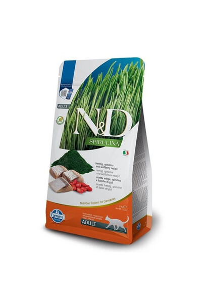 Farmina N&D SPIRULINA HERRING CAT ADULT dry cat food 1.5 kg