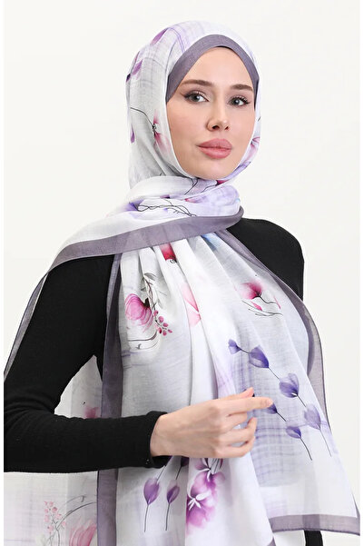 sefamerve شال كهربيار 70242-06 أرجواني ليلكي