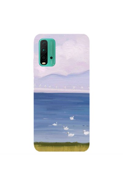 Other Xiaomi Redmi 9T Swan Lake Transparent Silicone TPU Θήκη