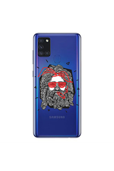 Other Samsung A21S Cool glasses Transparent Silicone TPU Θήκη