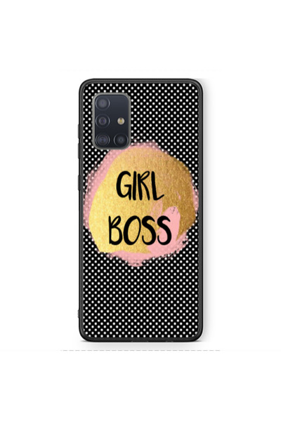 Other Samsung A51 Girl boss make up Black Glossy Θήκη