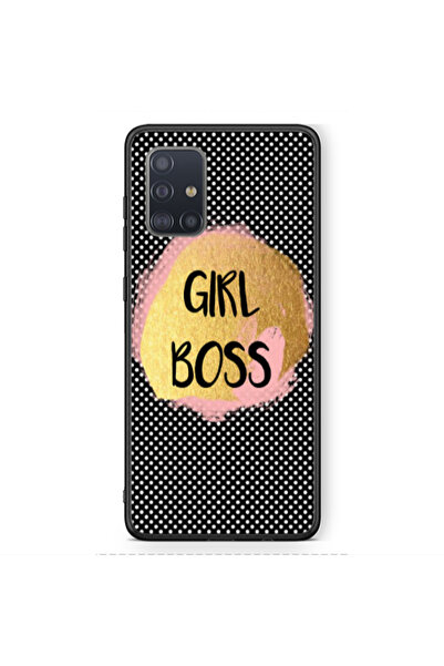 Other Samsung A71 Girl boss make up Black Glossy Θήκη