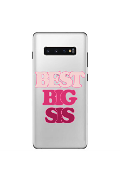 Other Samsung S10 Plus Best Big Sis Transparent Silicone TPU Θήκη