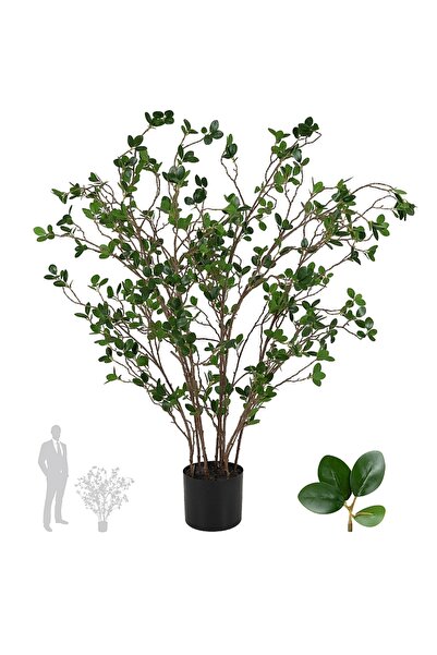 Roberto Rossi Copac artificial H90cm Ficus moclame cu 1080 frunze