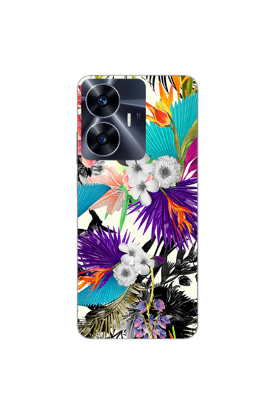 Other Realme Note 50 Sea flowers Transparent Silicone TPU Θήκη