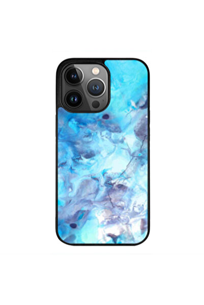 Other Apple iPhone 12 Pro Marble Clouds Black Glossy Θήκη