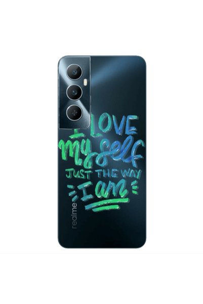Other Realme C65 I Love My self Transparent Silicone TPU Θήκη