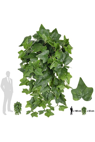 Roberto Rossi Iedera artificiala H50cm cu 128 frunze verde inchis si deschis