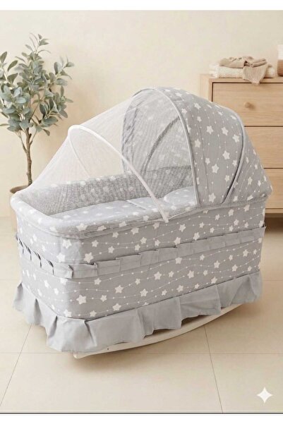 Joey Baby Portatif Sallanabilir Cibinlikli Bebek Beşiği