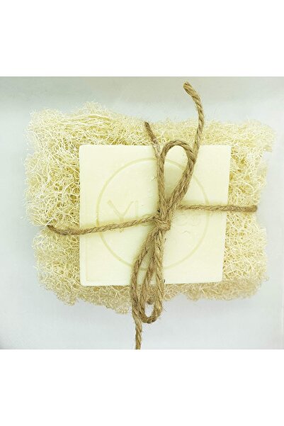 Ylabès Natural Fresh Handmade Soap - Unscented Pure Olive Natural Soap Bar With Loofah, 100% Natural Plant Oils