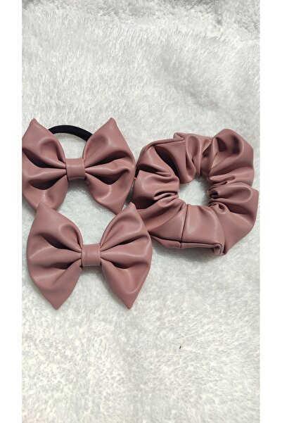 Çiğdem Tuhafiye 3-Piece Bow and Bagel Buckle Set