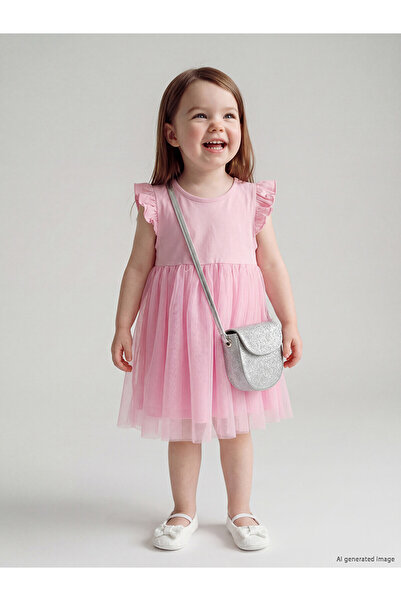 LC Waikiki Trendlucky Glittery Baby Girl Shoulder Bag with a Difference
