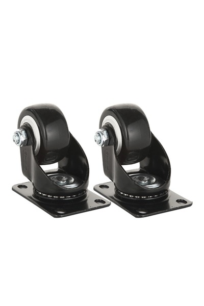 Lawazim BMB 2-Piece 2inch PP Swivel Caster Wheels for Furniture with Plate, 8...