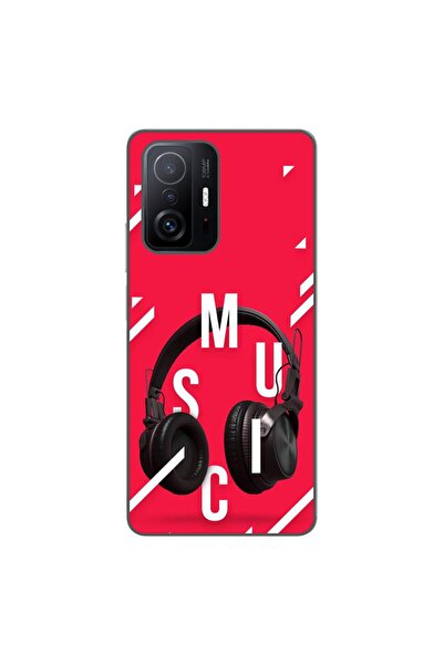 OEM Husa compatibila cu Xiaomi Mi 11T, Mi 11T Pro Silicon Gel Tpu Model Music...