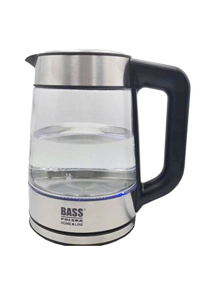 Bass Polska Electric kettle with LED light, 1.7 L, 1850/2200W, Bass Polska, B...