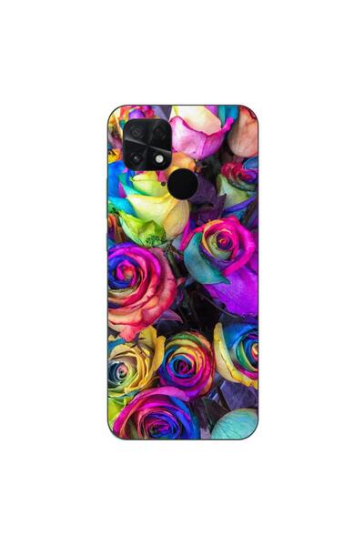 OEM Husa compatibila cu Xiaomi Poco C40 Silicon Gel Tpu Model Trandafiri Colo...