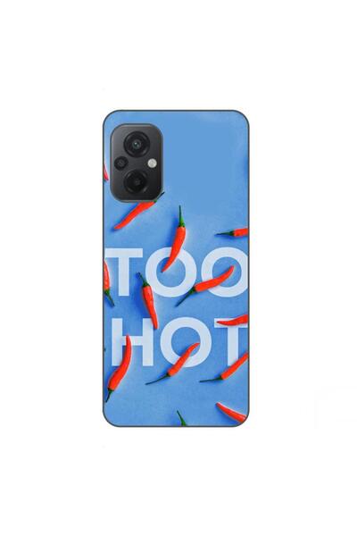 OEM Case compatible with Xiaomi Poco M5 Silicone Gel Tpu Pattern Message Too Hot