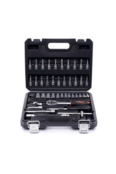 Kraft&dele Professional tool kit, KD10469, 46 pieces, bits, screwdrivers, rat...