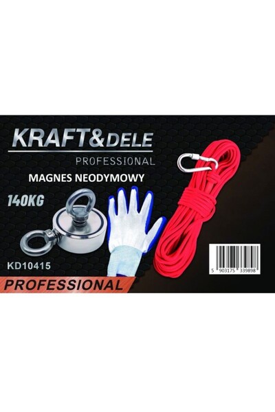 Kraft&dele Set de magneți cu neodim, KD10415, 140 kg