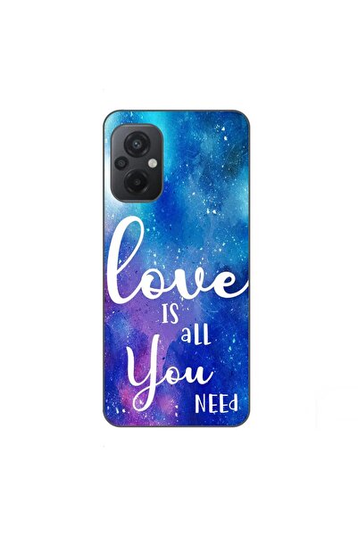 OEM Husa compatibila cu Xiaomi Poco M5 Silicon Gel Tpu Model Love Is All You ...