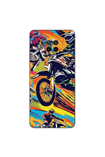OEM Калъф, съвместим с Xiaomi Mi 10T Lite 5G, силиконов гел TPU, с десен Мото...