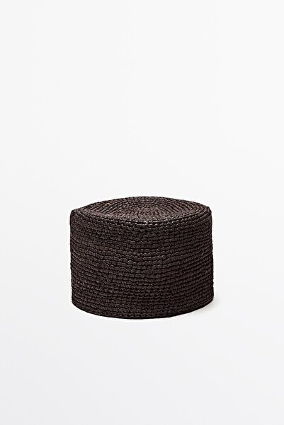 Massimo Dutti Hasır pillbox şapka