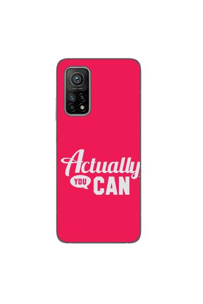 OEM Husa compatibila cu Xiaomi Mi 10T Pro 5G Silicon Gel Tpu Model Mesaj Actu...