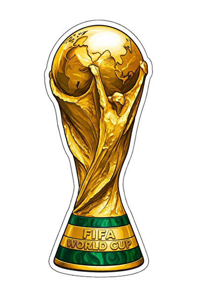 MegaSticker ملصق كأس العالم للسيارة والدراجة النارية والخوذة والكمبيوتر المحم...