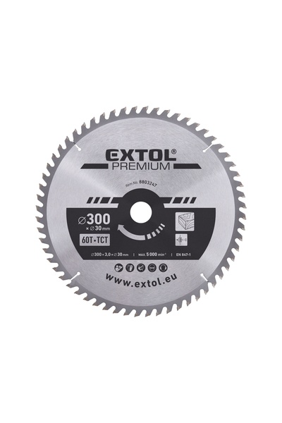 Extol Premium Pânză de ferăstrău circular, 8803247, 300 mm, 60T