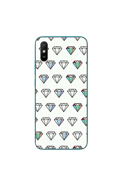OEM Калъф, съвместим с Xiaomi Redmi 9A, силиконов гел TPU, с диамантен десен,...