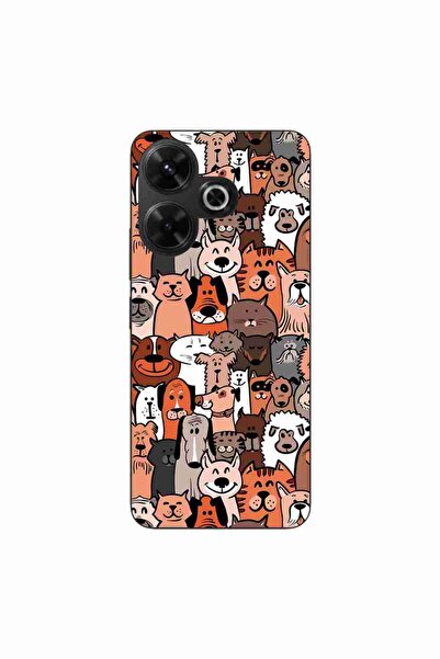 OEM Husa compatibila cu Xiaomi Redmi 13 4G Silicon Gel Tpu Model Caini si Pis...