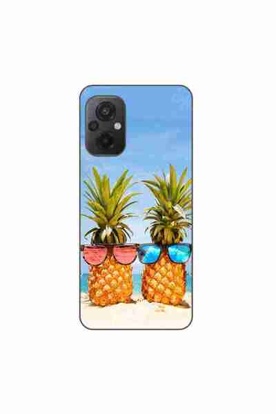 OEM Case compatible with Xiaomi Poco M5 Silicone Gel Tpu Model Beach Pinneaples