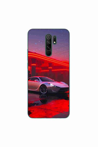OEM Case compatible with Xiaomi Redmi 9 Silicon Gel Tpu Model Future Car