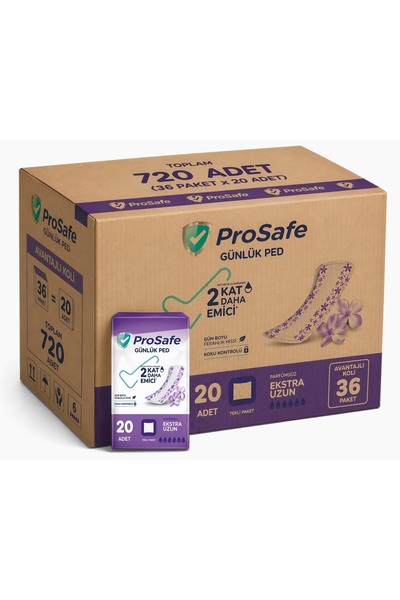 PROSAFE Daily Pad Extra Long 720 Pieces