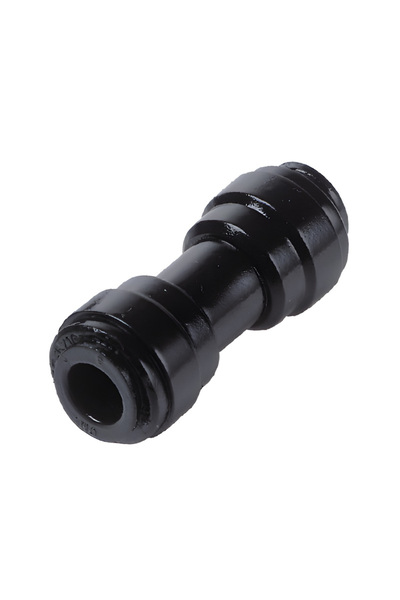 WTS OEM DMfit black straight union quick coupling 10 mm hose x 3/8 inch hose