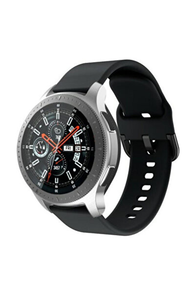 OEM Λουράκι Σιλικόνης Μαύρο (Galaxy Watch (46mm) / Gear S3 / Huawei Watch GT/...