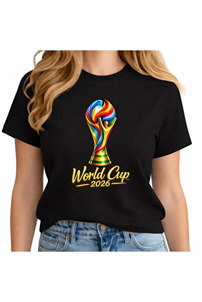 AEMİ Tricou unisex cu imprimeu Cupa Mondială FIFA 2026, supradimensionat, cu ...