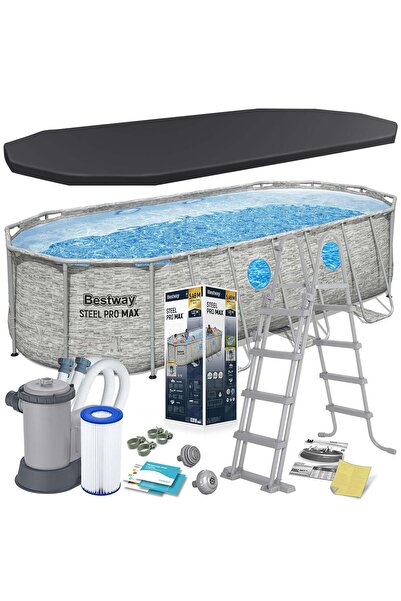 BESTWAY Piscină de grădină cu cadru 549 x 274 x 122 cm 12 în 1 56716N