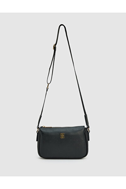 Pierre Cardin Μαύρη τσάντα χιαστί 50334268-VR046