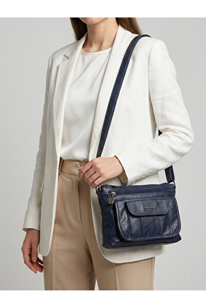 Sanmorris Multi-Compartment Zippered Daily Crossbody Bag