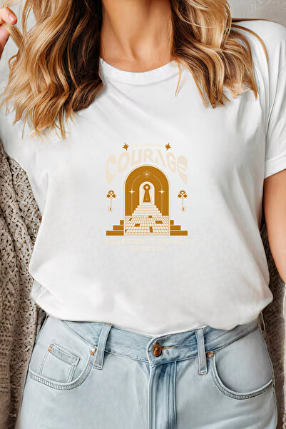 Sarah's Boutique Women's T-shirt – 100% cotton – Courage Key