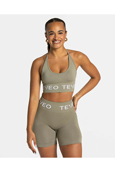 Sheky Halter Top Blouse Crop Sporty Bustier